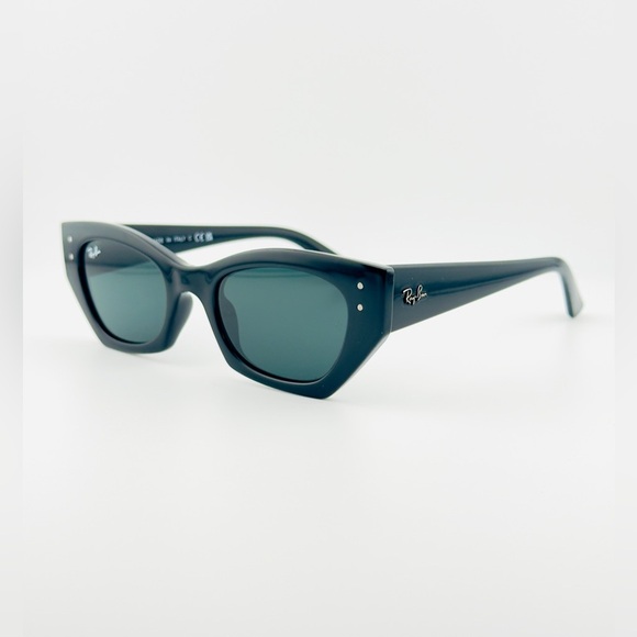 Ray-Ban Zena Bio Based Sunglasses RB4430 Polished black Frame Dark Gray Lenses main image 14